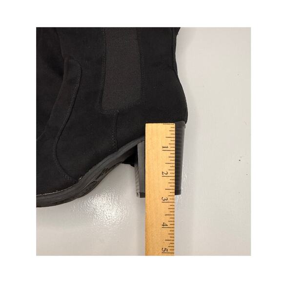 Sugar - Willeta Tall Black Oil Fabric Knee-high/tall - Women’s Size 11M New - Picture 6 of 11